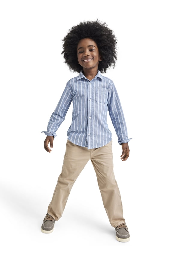 Baby & Toddler Boys Straight Fit Pull On Chino Pants, Sizes 6M-5T