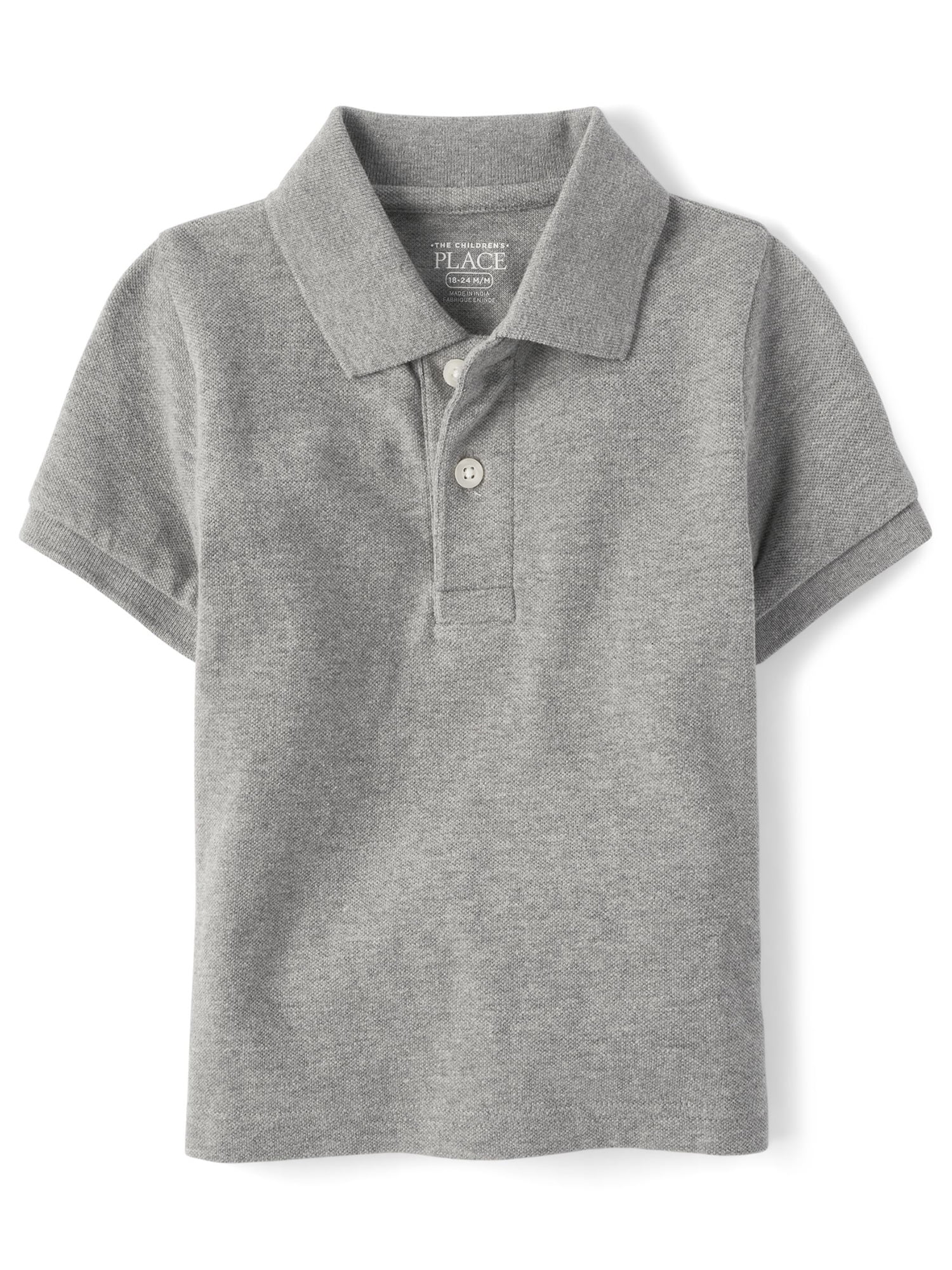 The Children's Place Baby Toddler Boys Uniform Short Sleeve Polo, Sizes 6M-5T