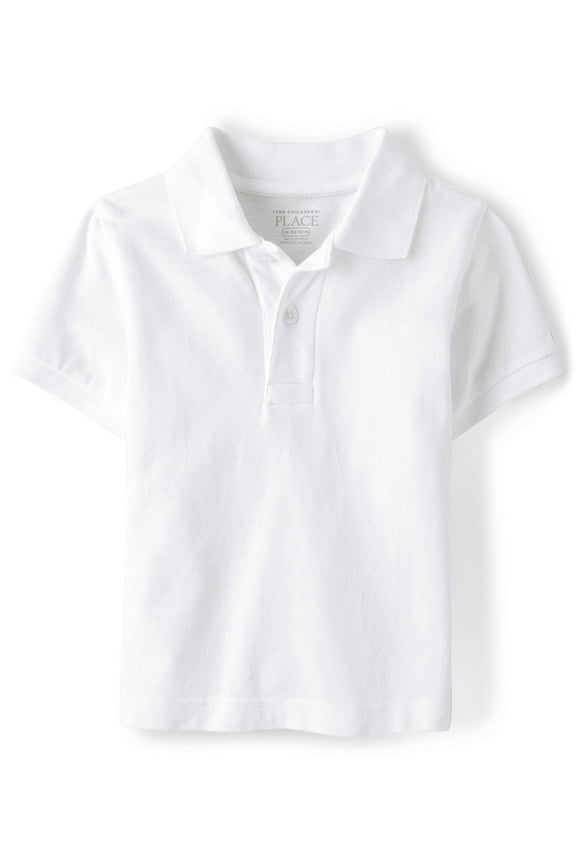 Baby Toddler Boys Uniform Short Sleeve Polo, Sizes 6M-5T