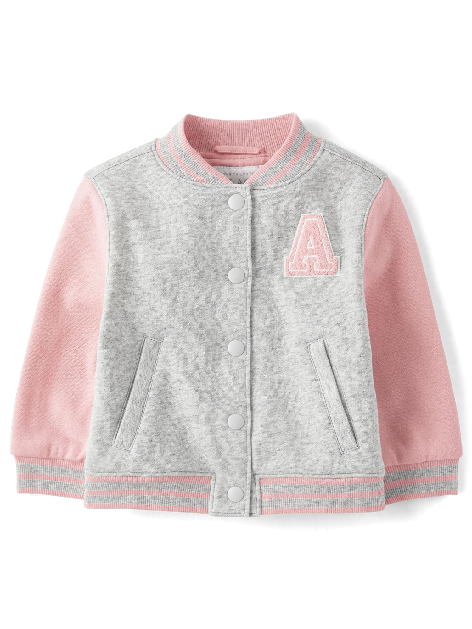 The Children's Place Baby & Toddler Girls Varsity Bomber Jacket, Sizes