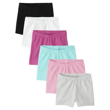 The Children's Place Baby Toddler Girls Everyday Cartwheel Short, 6-Pack, Sizes 12M-5T