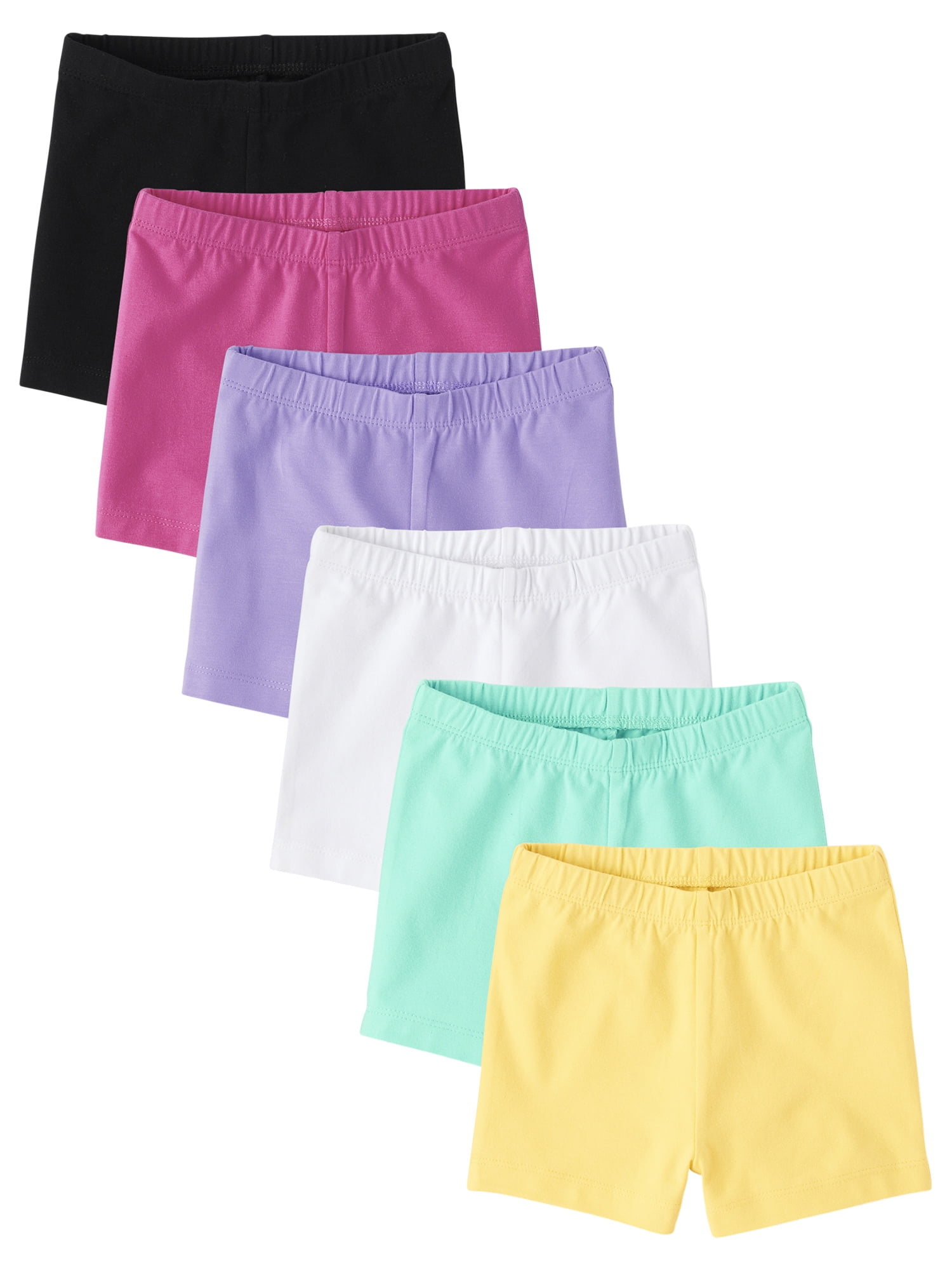The Children s Place Toddler Girls Everyday Printed Assorted Shorts 4 Pack Sizes 12M 5T
