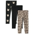 thumbnail image 1 of The Children's Place Baby & Toddler Girls Everyday Printed Leggings, 3-Pack, Sizes 6M-5T, 1 of 4