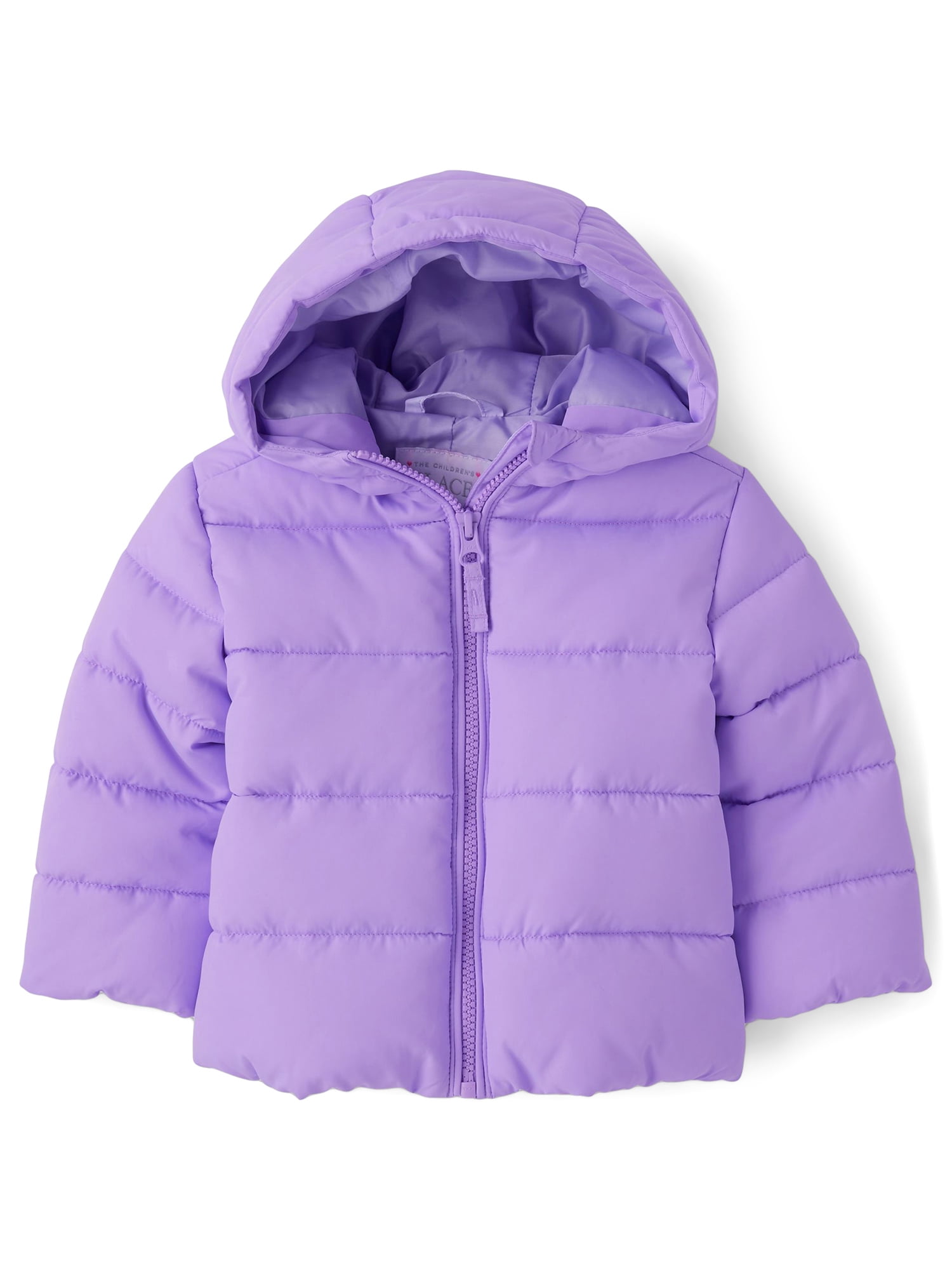 The Children s Place Brandclub The Children s Place Baby Toddler Girls Winter Hooded Puffer Jacket Sizes 12M 5T
