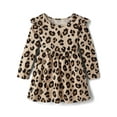 thumbnail image 1 of The Children's Place Baby & Toddler Girls Long Sleeve Flutter Dress, Sizes 6M-5T, 1 of 3