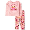 thumbnail image 1 of The Children's Place Baby Toddler Girls Long Sleeve Outfit Set, 2-Piece, Sizes 12M-5T, 1 of 3