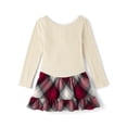 thumbnail image 1 of The Children's Place Baby & Toddler Girls Long Sleeve Plaid Drop Waist Dress, Sizes 6M-5T, 1 of 3