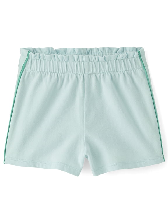 Baby & Toddler Girls Paperbag Waist Pull On Flowy Shorts, Sizes 6M-5T