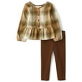 thumbnail image 1 of The Children's Place Baby & Toddler Girls Plaid Top Set, 2-Piece, Sizes 12M-5T, 1 of 3