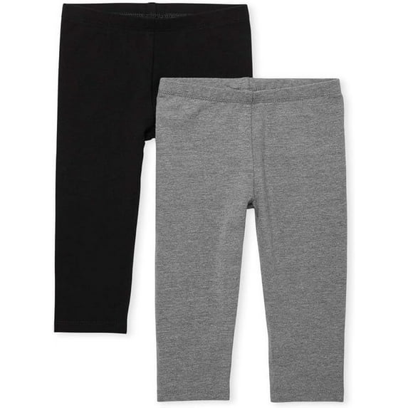 The Children's Place Baby & Toddler Girls Pull-On Leggings, 2-Pack, Sizes 6M-5T