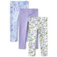 thumbnail image 1 of The Children's Place Baby & Toddler Girls Pull-On Leggings, 3-Pack, Sizes 6M-5T, 1 of 3