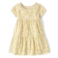 thumbnail image 1 of The Children's Place Baby & Toddler Girls Short Sleeve Floral Tiered Dress, Sizes 6M-5T, 1 of 3