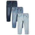 thumbnail image 1 of The Children's Place Baby & Toddler Girls Skinny Fit Jean, 3-Pack, Sizes 12M-5T, 1 of 3