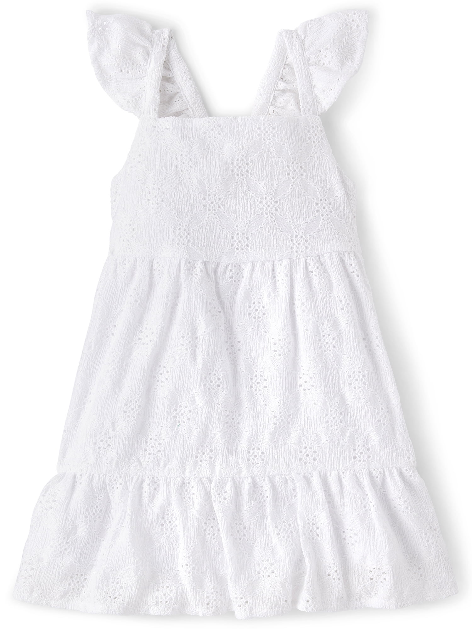 The Children's Place Baby & Toddler Girls Sleeveless Eyelet Bow Back Dress, Sizes 6M-5T
