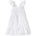 thumbnail image 1 of The Children's Place Baby & Toddler Girls Sleeveless Eyelet Bow Back Dress, Sizes 6M-5T, 1 of 4