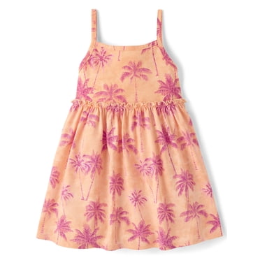 The Children's Place Baby & Toddler Girls Sleeveless Flutter Babydoll Dress, Sizes 6M-5T