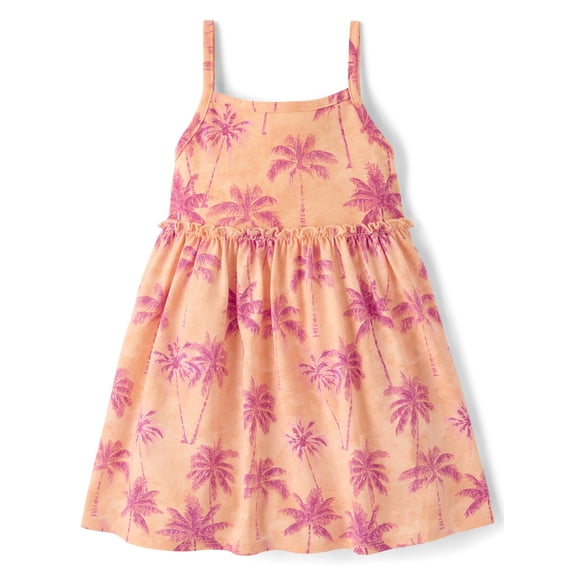 The Children's Place Baby & Toddler Girls Sleeveless Flutter Babydoll Dress, Sizes 6M-5T
