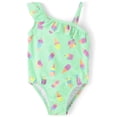 thumbnail image 1 of The Children's Place Baby & Toddler Girls Sleeveless One Shoulder One Piece Swimsuit, Sizes 6M-5T, 1 of 3