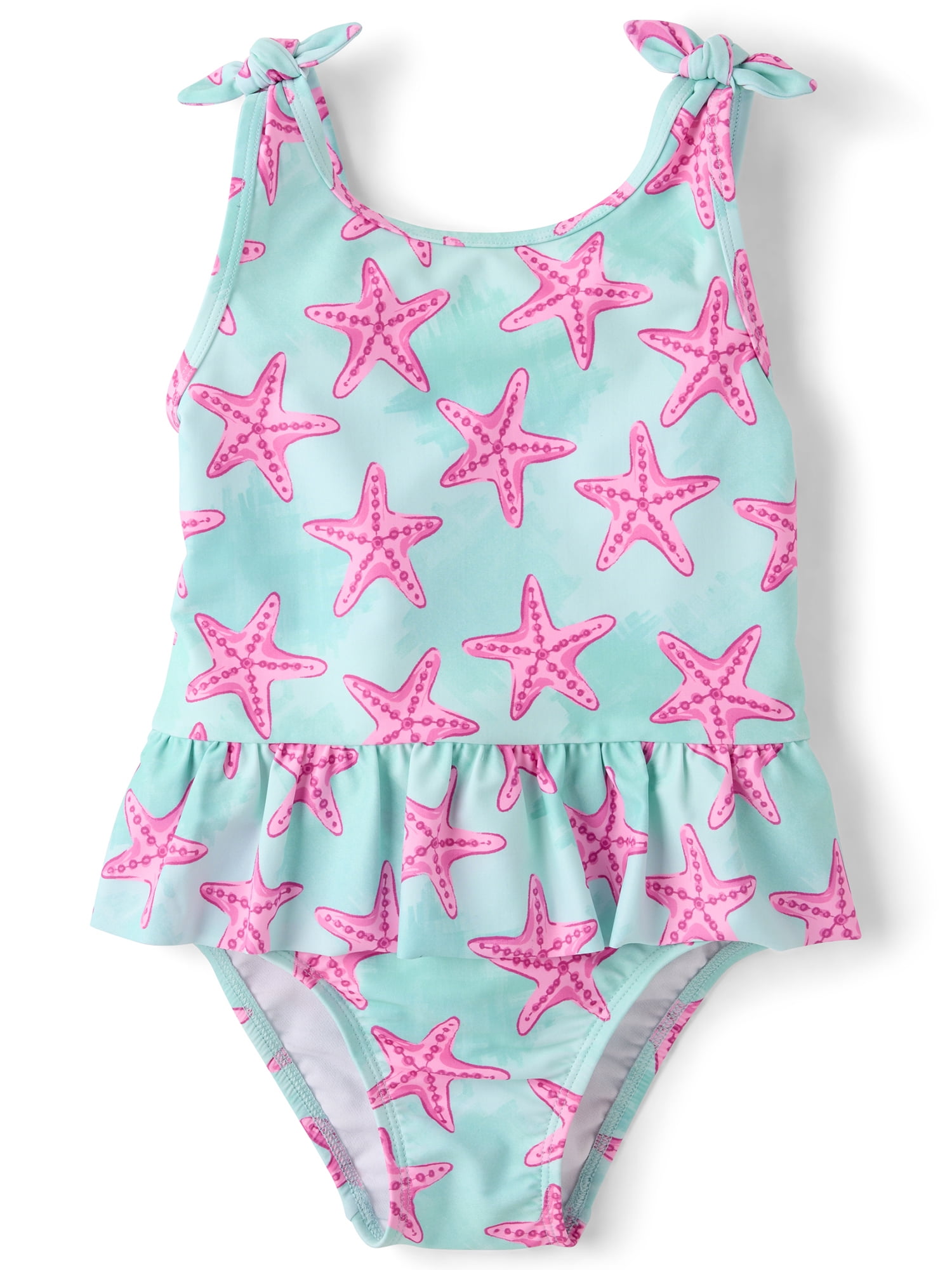 The Children's Place Baby & Toddler Girls Sleeveless Peplum One Piece Swimsuit, Sizes 6M-5T