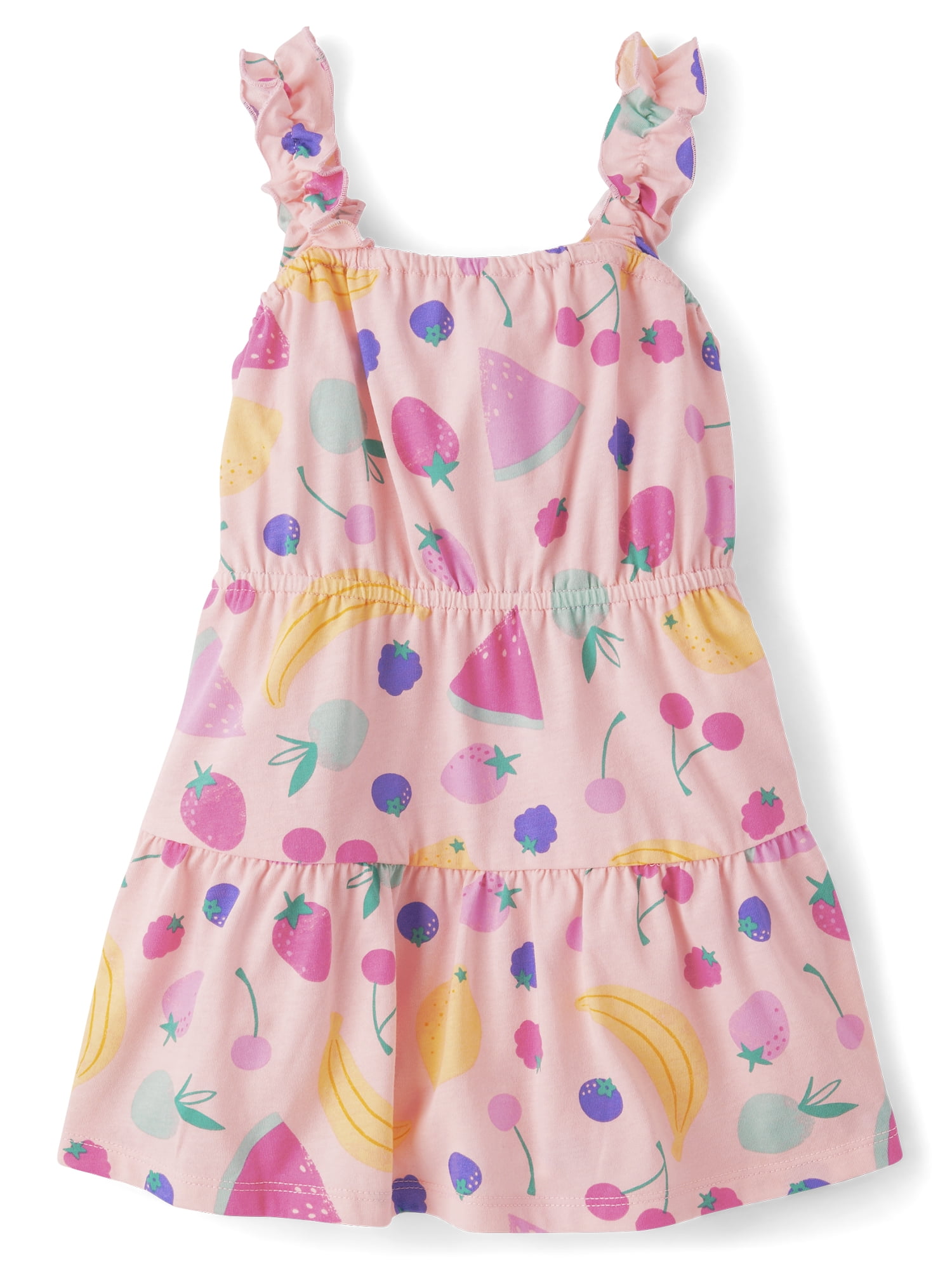 The Children's Place Baby & Toddler Girls Sleeveless Printed Ruffle Dress, Sizes 6M-5T