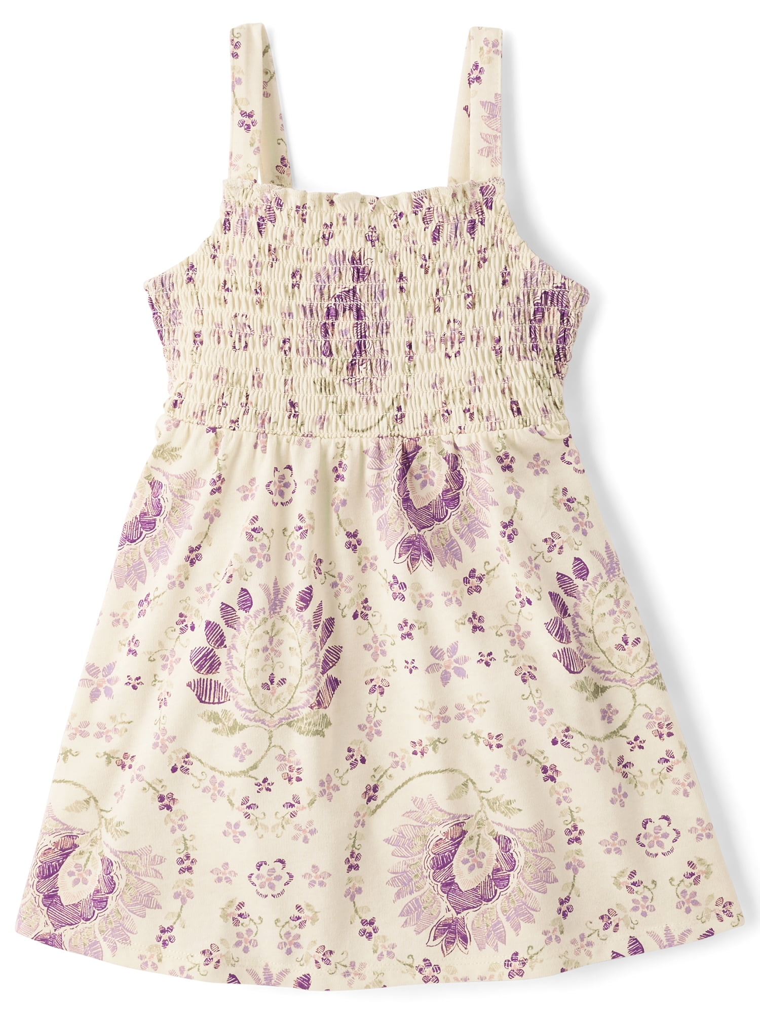 The Children's Place Baby & Toddler Girls Sleeveless Smocked Babydoll Dress, Sizes 6M-5T