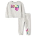 thumbnail image 1 of The Children's Place Baby & Toddler Girls Sweatsuit Set, 2-Piece, Sizes 12M-5T, 1 of 3