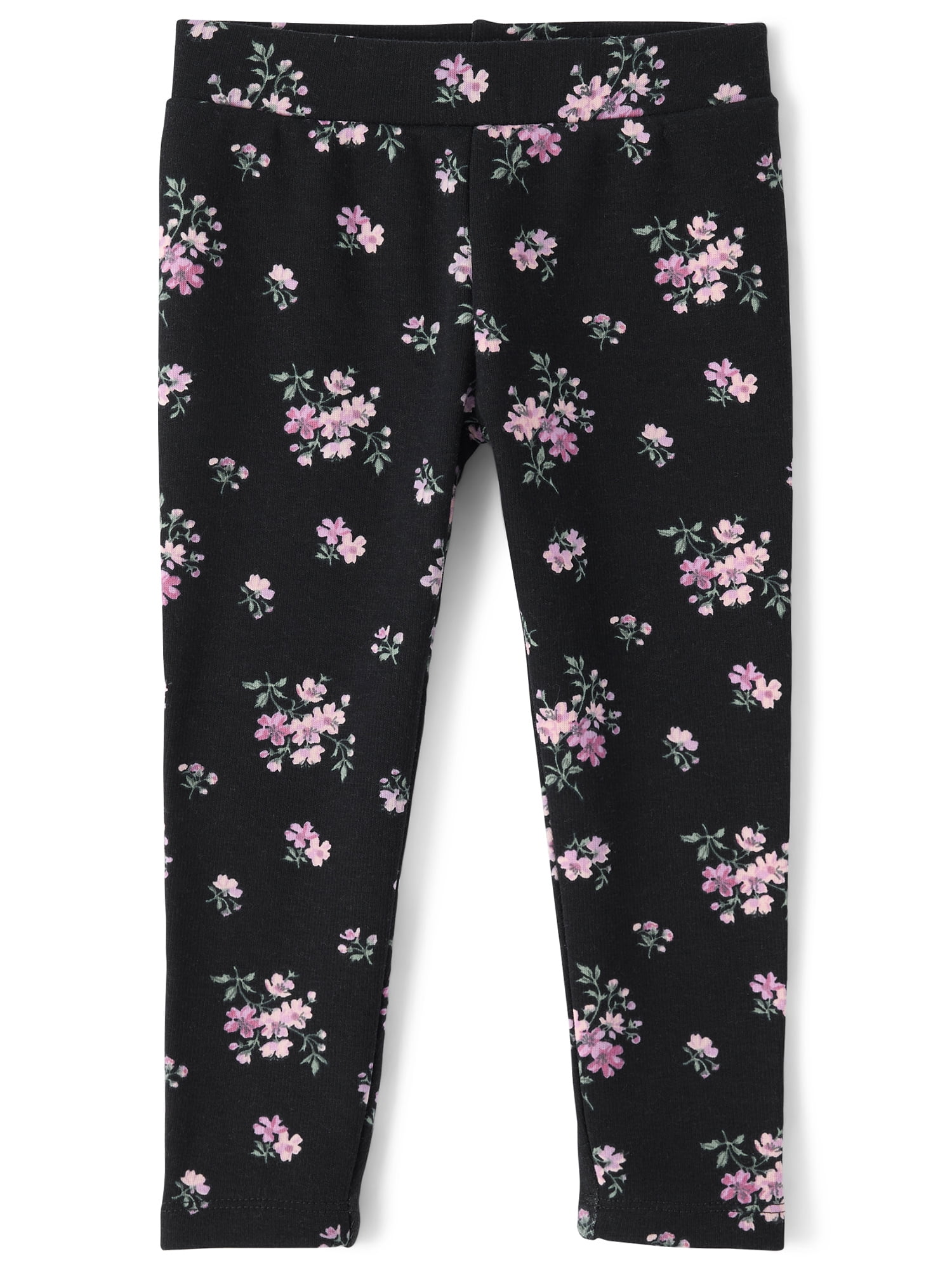 The Children's Place Baby & Toddler Girls Winter Warm Floral Leggings, Sizes 6M-5T