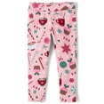thumbnail image 1 of The Children's Place Baby & Toddler Girls Winter Warm Holiday Prints Leggings, Sizes 6M-5T, 1 of 3