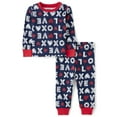 thumbnail image 1 of The Children's Place Baby & Toddler Long Sleeve Love Print Cotton PJs, Sizes NB-6T, 1 of 3