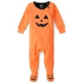 thumbnail image 1 of The Children's Place Baby & Toddler Long Sleeve Pumpkin Onesie Pajamas, Sizes NB-5T, 1 of 3