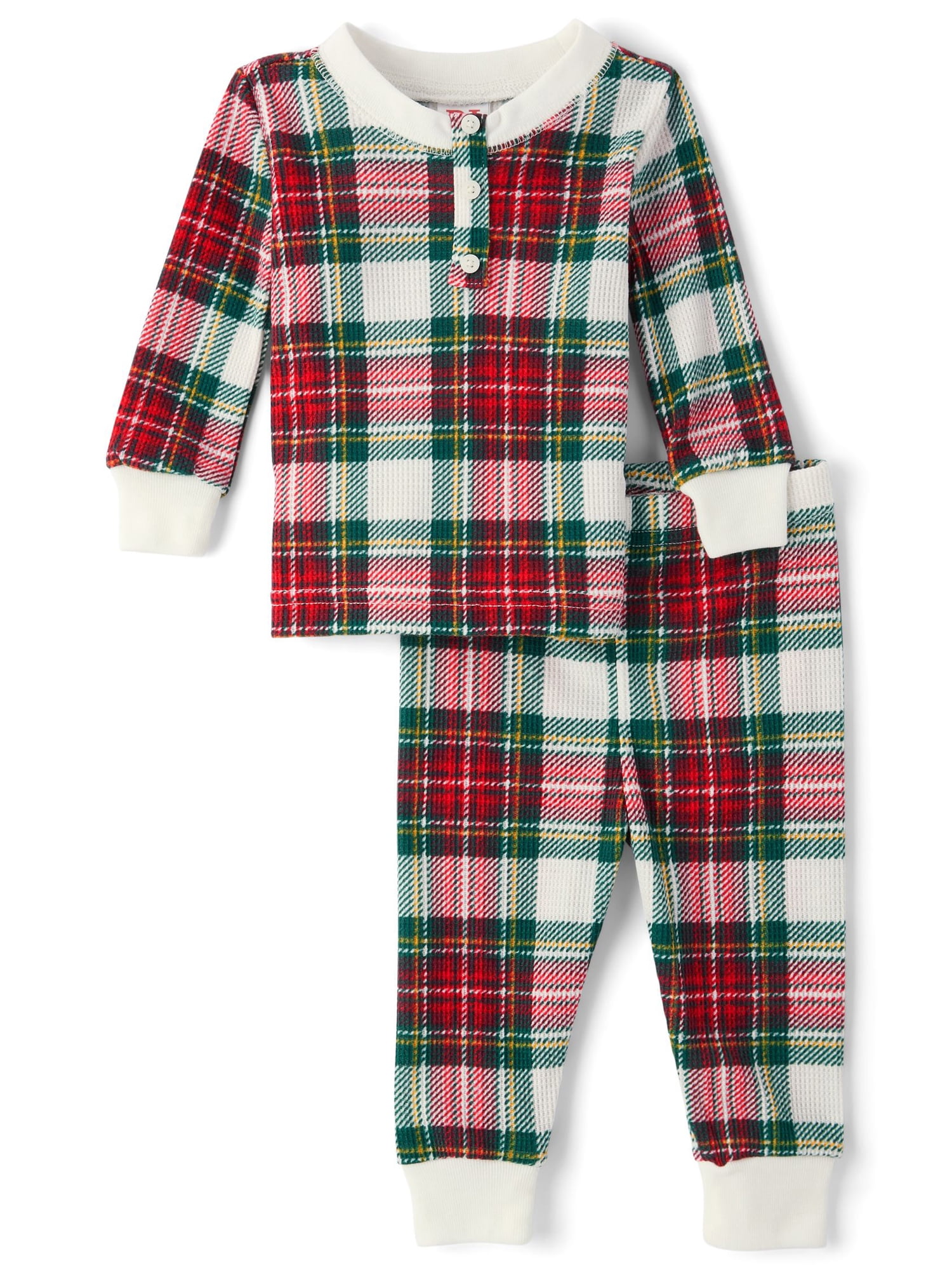 The Childrens Place Red Tartan Plaid Pajamas - Walmart.com