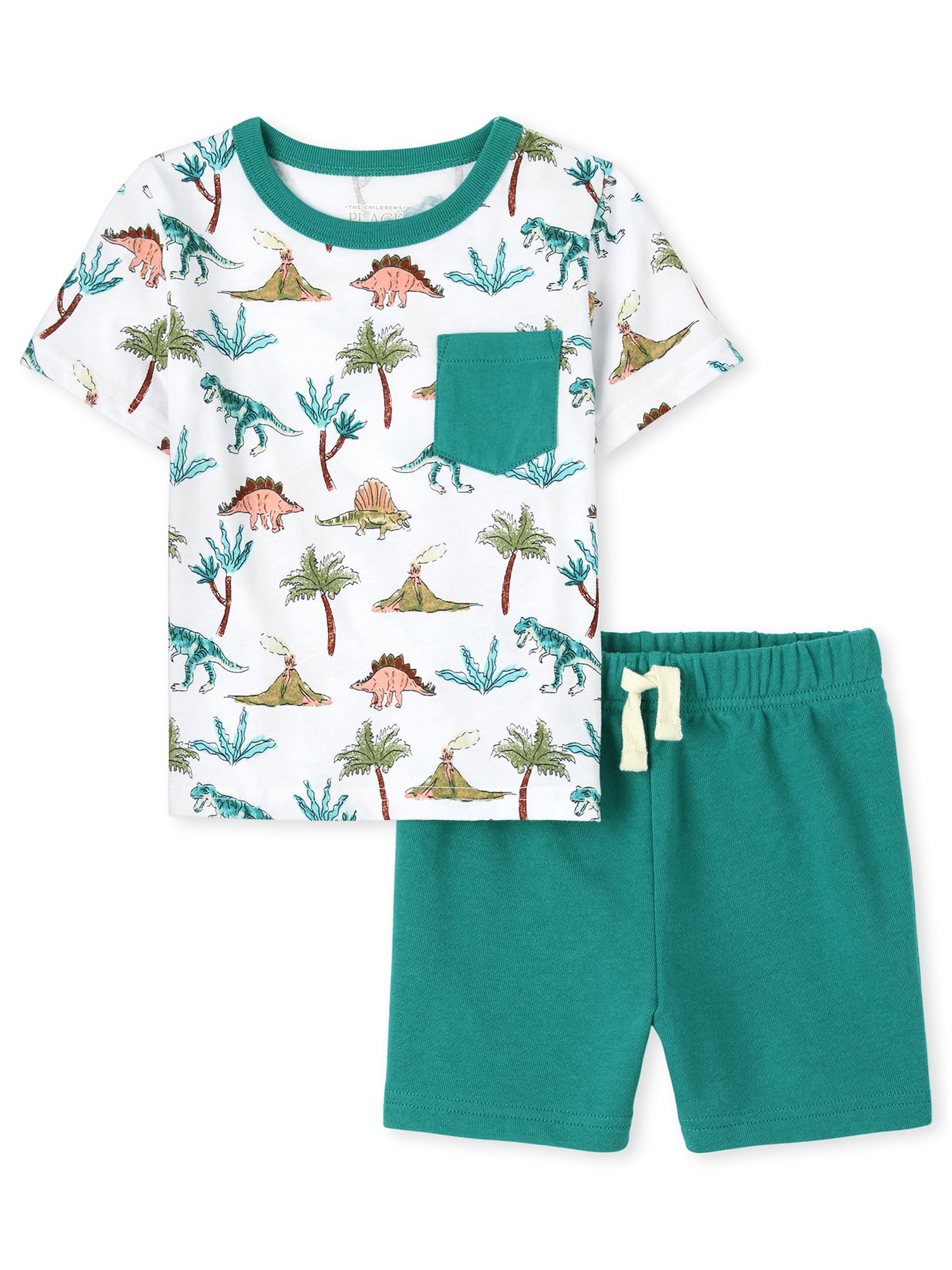 The Children's Place Baby and Toddler Boy Short Sleeve Outfit Set