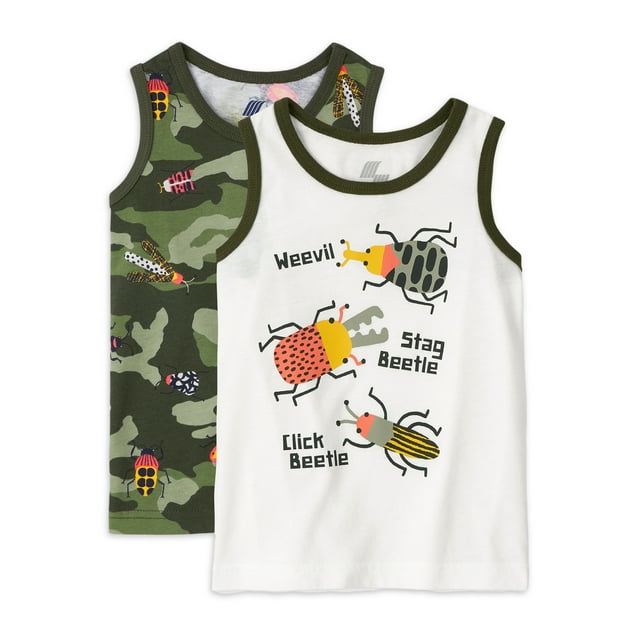 The Children's Place Baby and Toddler Boy Tank 2Pack, Size 69 Months