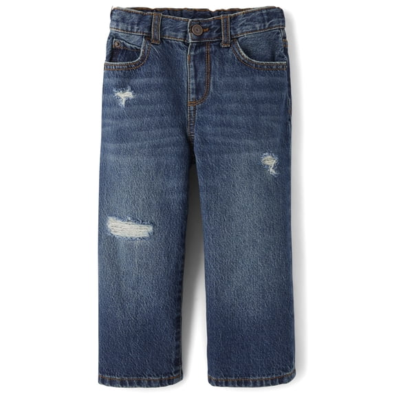 The Children's Place Baby and Toddler Boys Ripped Baggy Jeans, Sizes 6M-5T