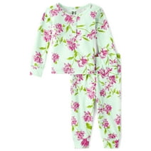 The Children's Place Baby and Toddler Girl's Long Sleeve Snug Fit Cotton Pajamas, Sizes 0-3M - 6T