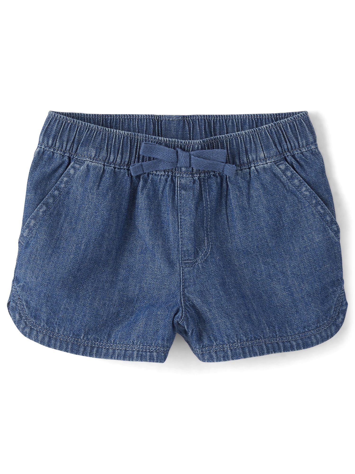 The Children's Place Baby and Toddler Girls Denim Pull-On Short Sizes, 6M-5T
