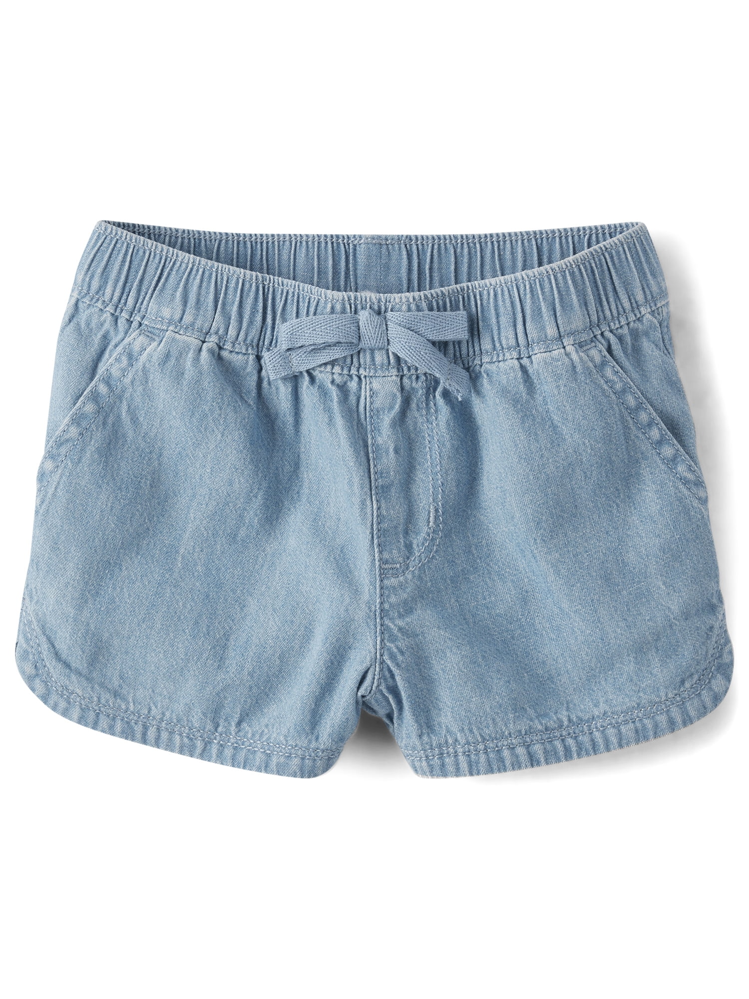 The Children's Place Baby and Toddler Girls Denim Pull-On Short Sizes, 6M-5T