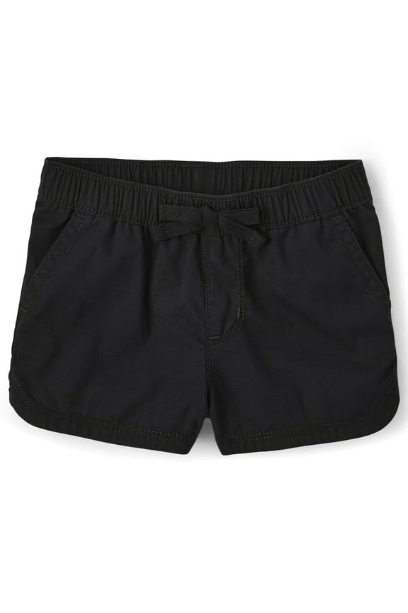 Baby and Toddler Girls Twill Pull-On Short Sizes, 6M-5T