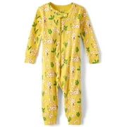 The Children's Place Unisex Baby & Toddler One Pice Long Sleeve Cotton Pajamas, Sizes 03M-5T