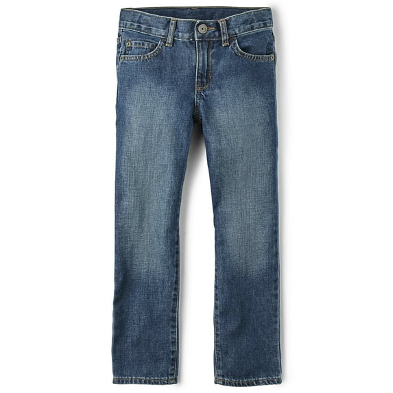The Children's Place Big Boy's Bootcut Jeans, Husky