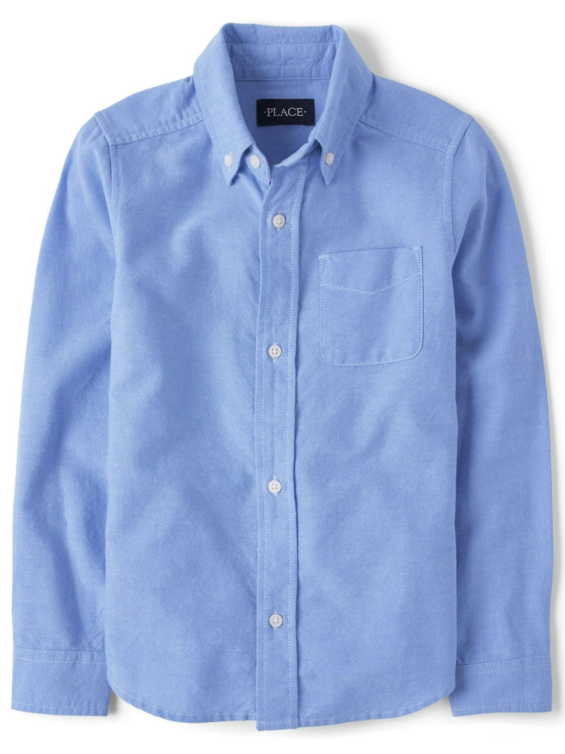 places to buy dress shirts The Children's Place Boys' Long Sleeve Oxford Button Down Shirt
