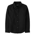 thumbnail image 1 of The Children's Place Boys Uniform Long Sleeve Oxford Button Up Shirt, Sizes XS-XXL, 1 of 4