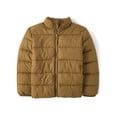 thumbnail image 1 of The Children's Place Boys Long Sleeve Zip-Up Puffer Winter Jacket, Sizes XS-XXL, 1 of 3
