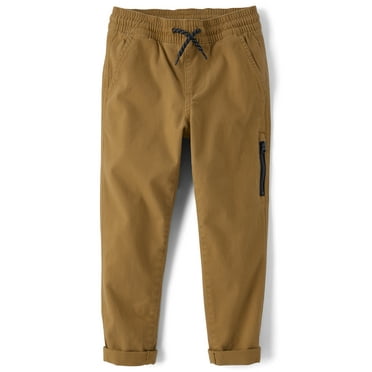 The Children's Place Boys Pull-On Woven Roll Cuff Pant, Sizes 4-16