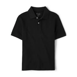 Lands End School Uniform Boys Short Sleeve Polyester Pique Polo Shirt Walmart