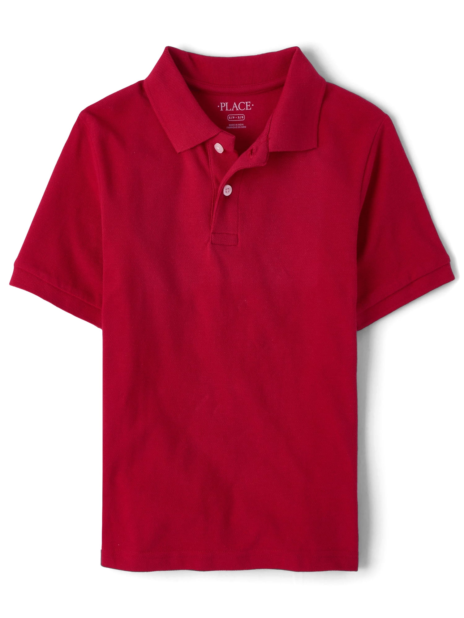 The Children's Place Boys Uniform Short Sleeve Pique Polo, Sizes XSXXL