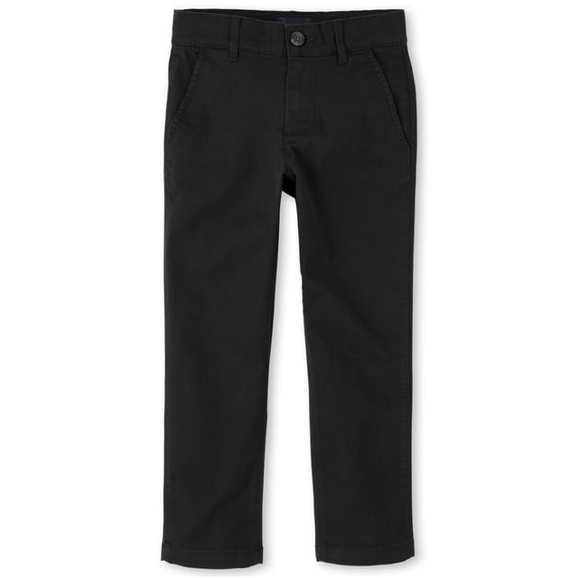 The Children's Place Boys Uniform Stretch Skinny Chino Pants, Sizes 4