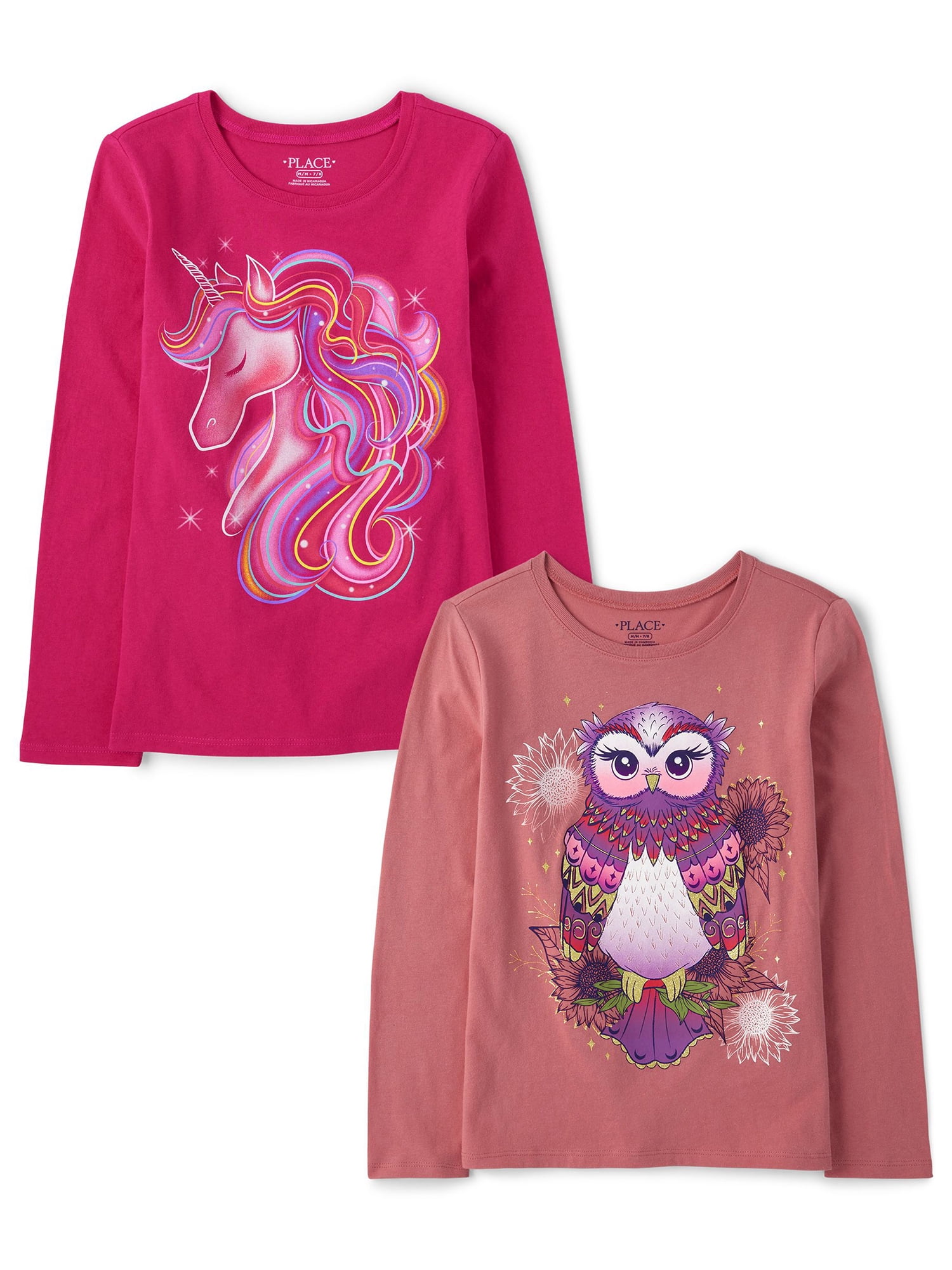 Minti Long Sleeve Tee - Unicorn Cupcake Cream main image 0