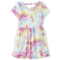 thumbnail image 1 of The Children's Place Girls Short Cap Sleeve Bar-Back Dress, Sizes XS-XXL, 1 of 3
