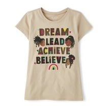 The Children's Place Big Girl's Short Sleeve Graphic Tee, Sizes XS-XXL